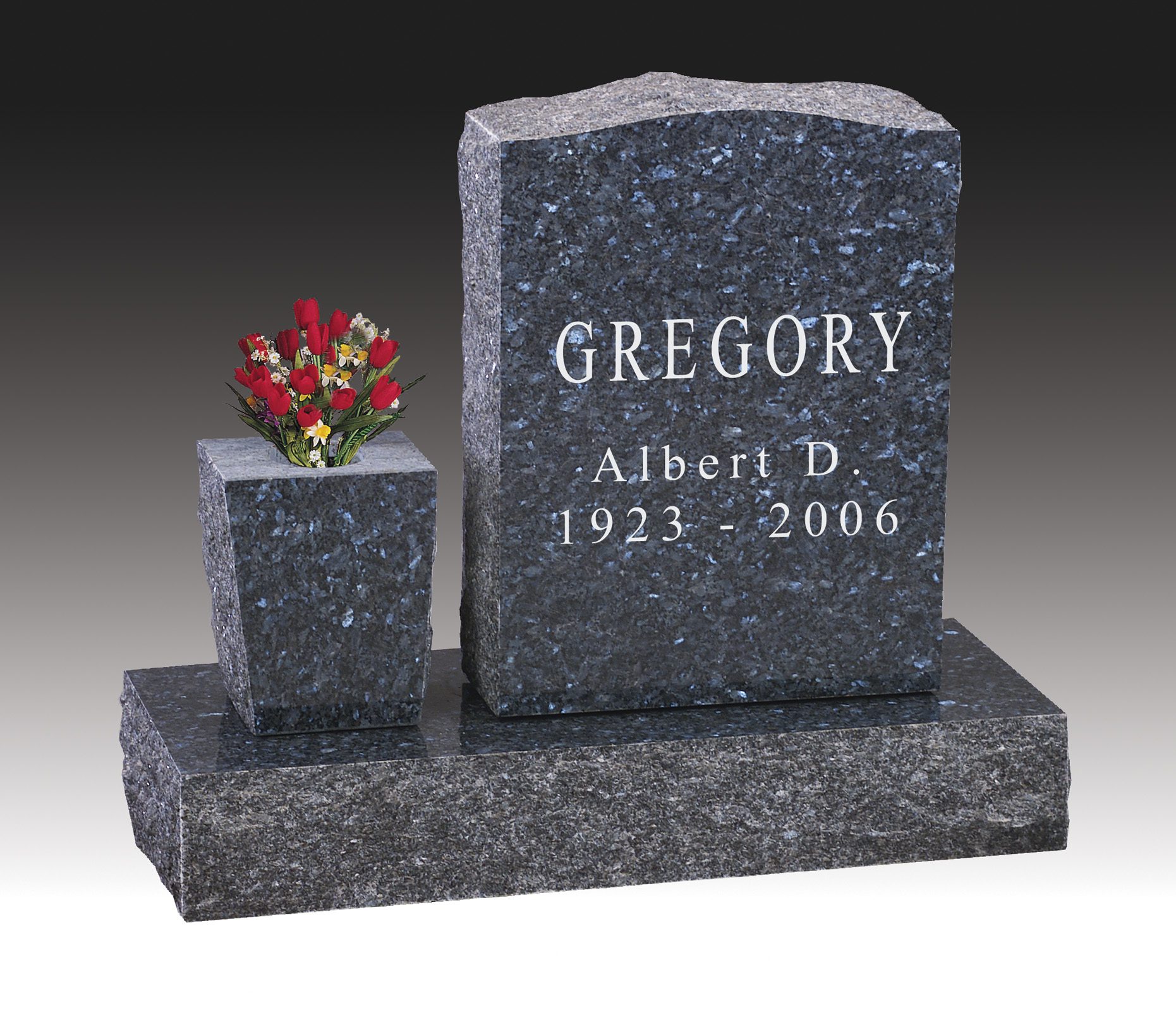 Granite Upright Memorial-Gregory-Coldspring